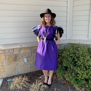 Ruffled sleeve shirt with pockets
